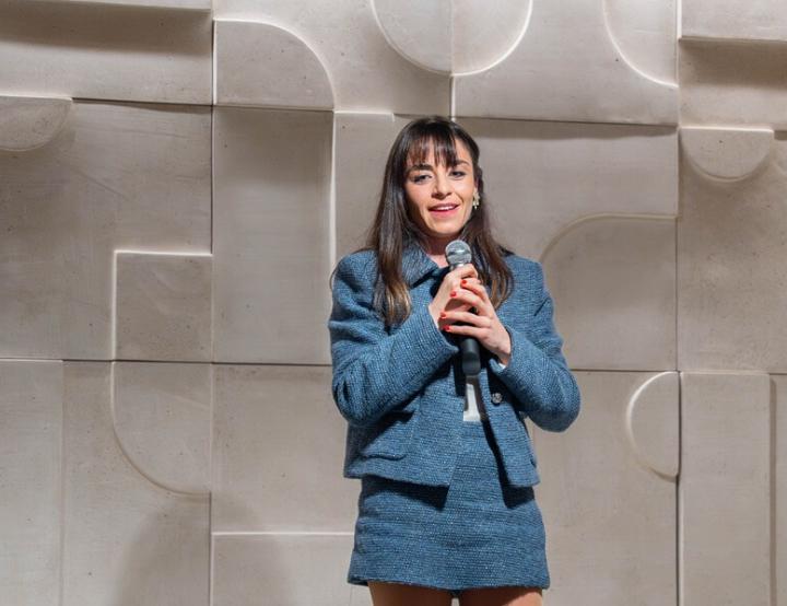 Marina Sánchez, doctora creadora de UBRA, un sujetador inteligente que podría predecir el cáncer de mama.