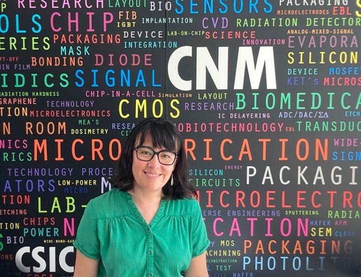 Stella Vallejos, investigadora del IMB-CNM-CSIC.