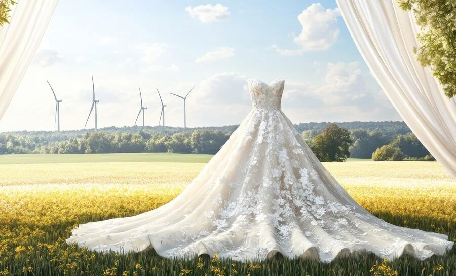 Las novias tienen la opción de escoger vestidos de segunda mano o trajes hechos con materiales orgánicos. Las novias tienen la opción de escoger vestidos de segunda mano o trajes hechos con materiales orgánicos.