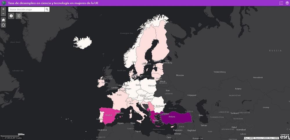 En España, la tasa de desempleo en mujeres con formación superior en el sector tecnológico ces del 10,8%